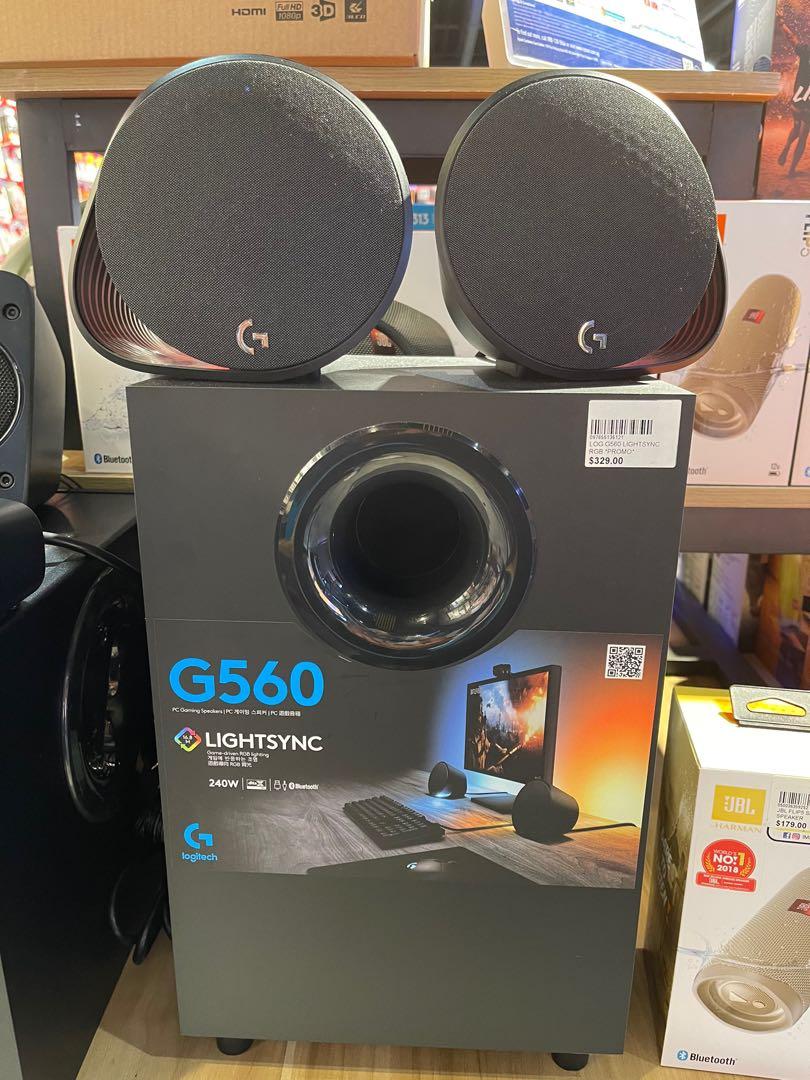 Logitech G560 Gaming Speakers, Audio, Soundbars, Speakers & Amplifiers