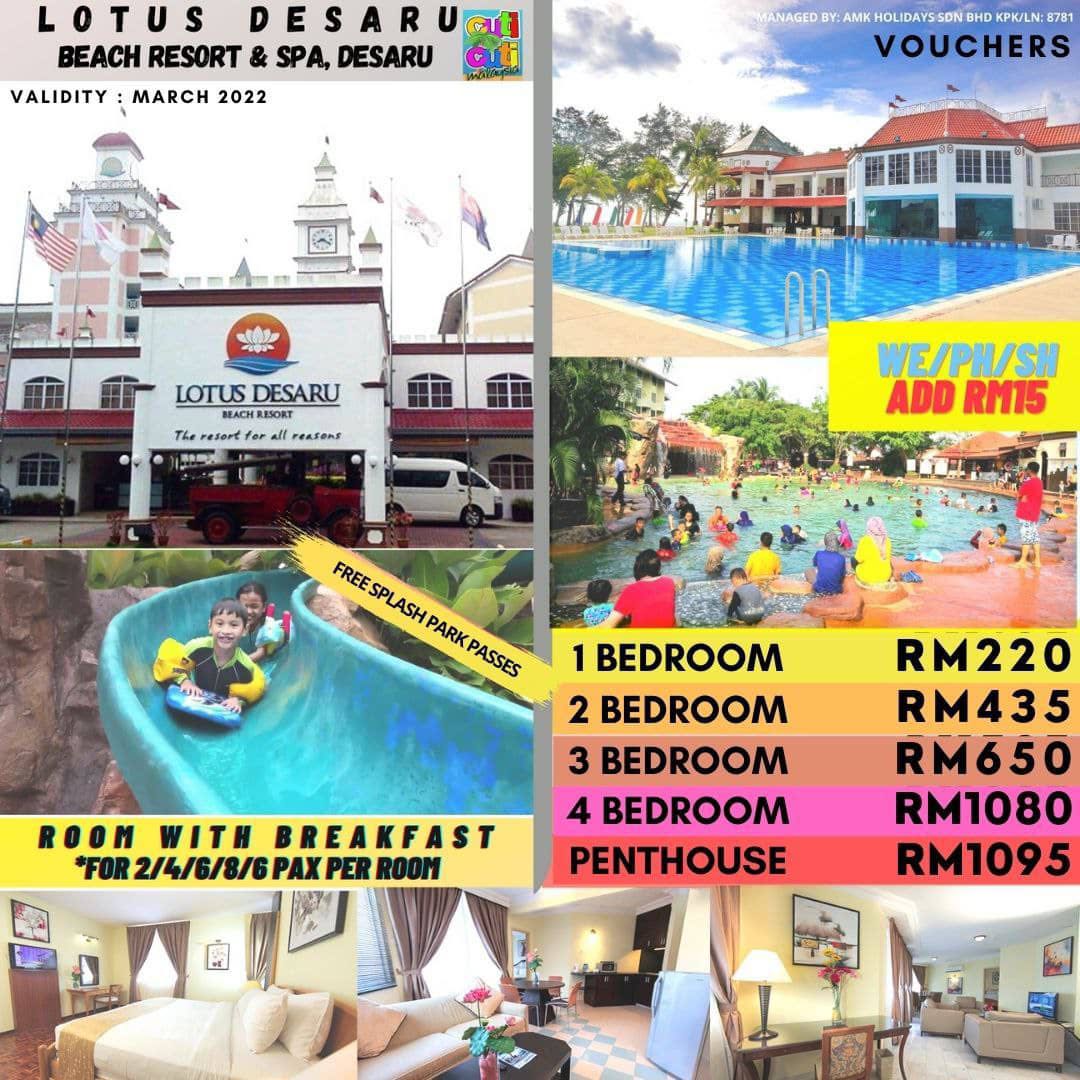 [1 Week Book]LOTUS DESARU Beach Resort & Spa, Desaru, Property, Rentals