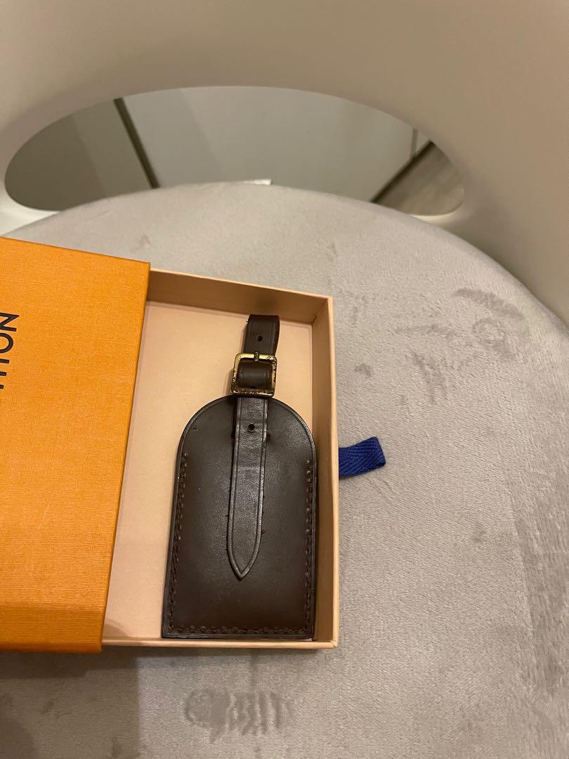 Louis vuitton ebene luggage tag hot sale