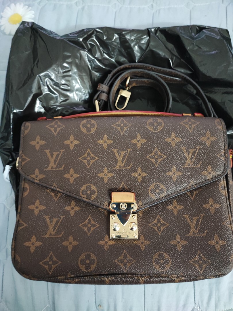 Louis Vuitton LV Women Book Chain Wallet Brown Monogram Reverse Coated  Canvas Cowhide - LULUX