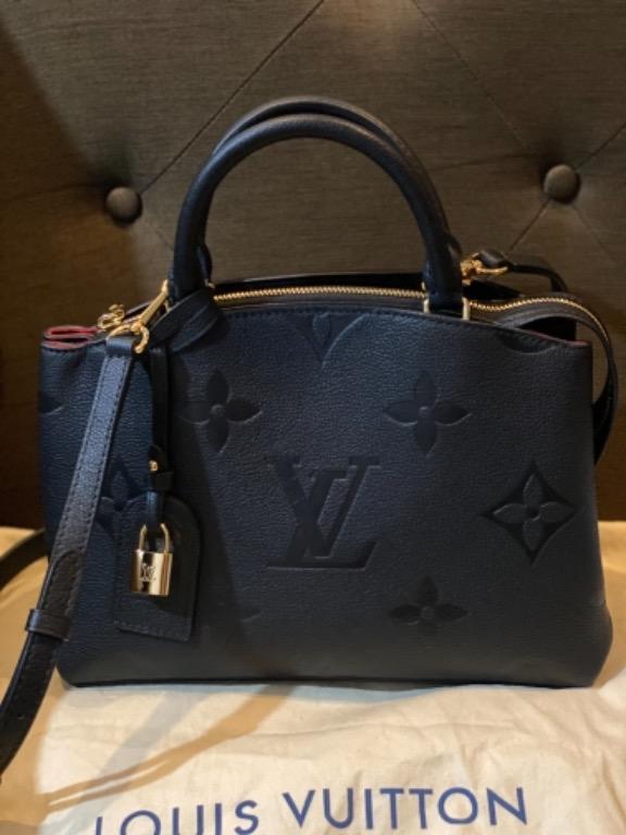 Louis Vuitton Noir Petit Palais Monogram Empreinte Bag, Luxury, Bags &  Wallets on Carousell