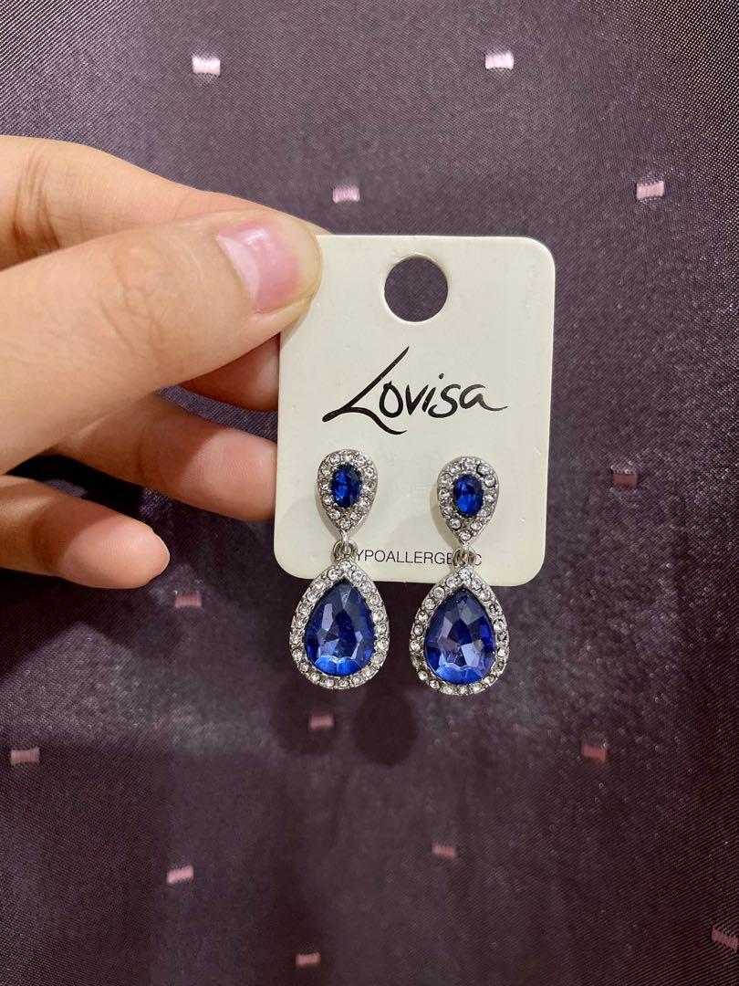 Lovisa blue earrings top