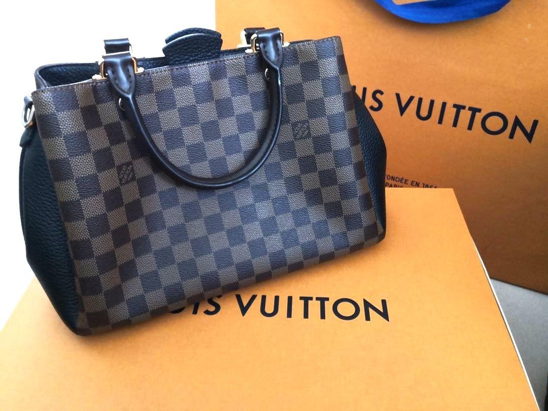 Louis Vuitton N41673 LV Damier Ebene Canvas Brittany Bags Black