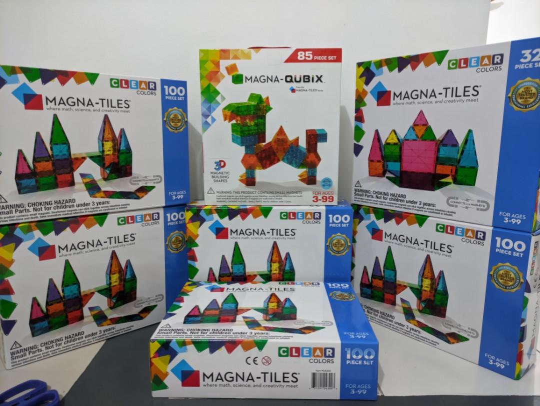 Magna-Tiles Clear Colors 32pc - Valtech - MagnaTiles