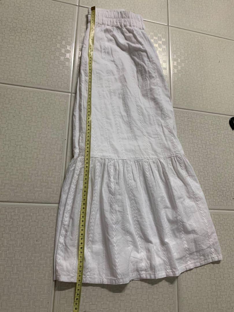 white maxi skirt 50