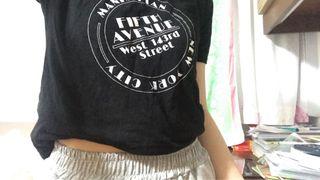 black vintage crop top ulzzang korean