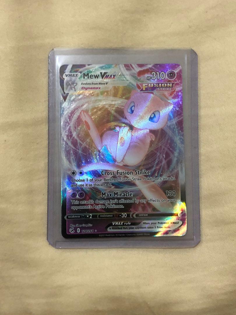 mew vmax pokemon card price 040/100 RRR 8s Fusion Arts Holo Celebrate the legacy of your favorite tabletop game with this Mew VMAX 2022 Pokemon Lost Origin Trainer Gallery Holo #TG30 PSA Authenticated 10 Card ULTRA RARE Mew VMAX 114/264