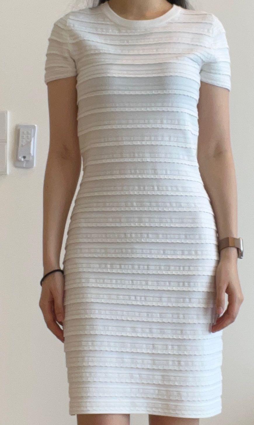 Michael Kors White Knit Dress, Women's Fashion, Dresses & Sets, Dresses on  Carousell