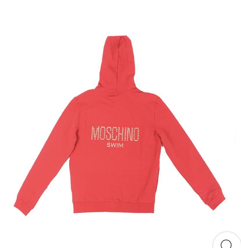 Moschino Swim Studded Zip Hoodie Size S