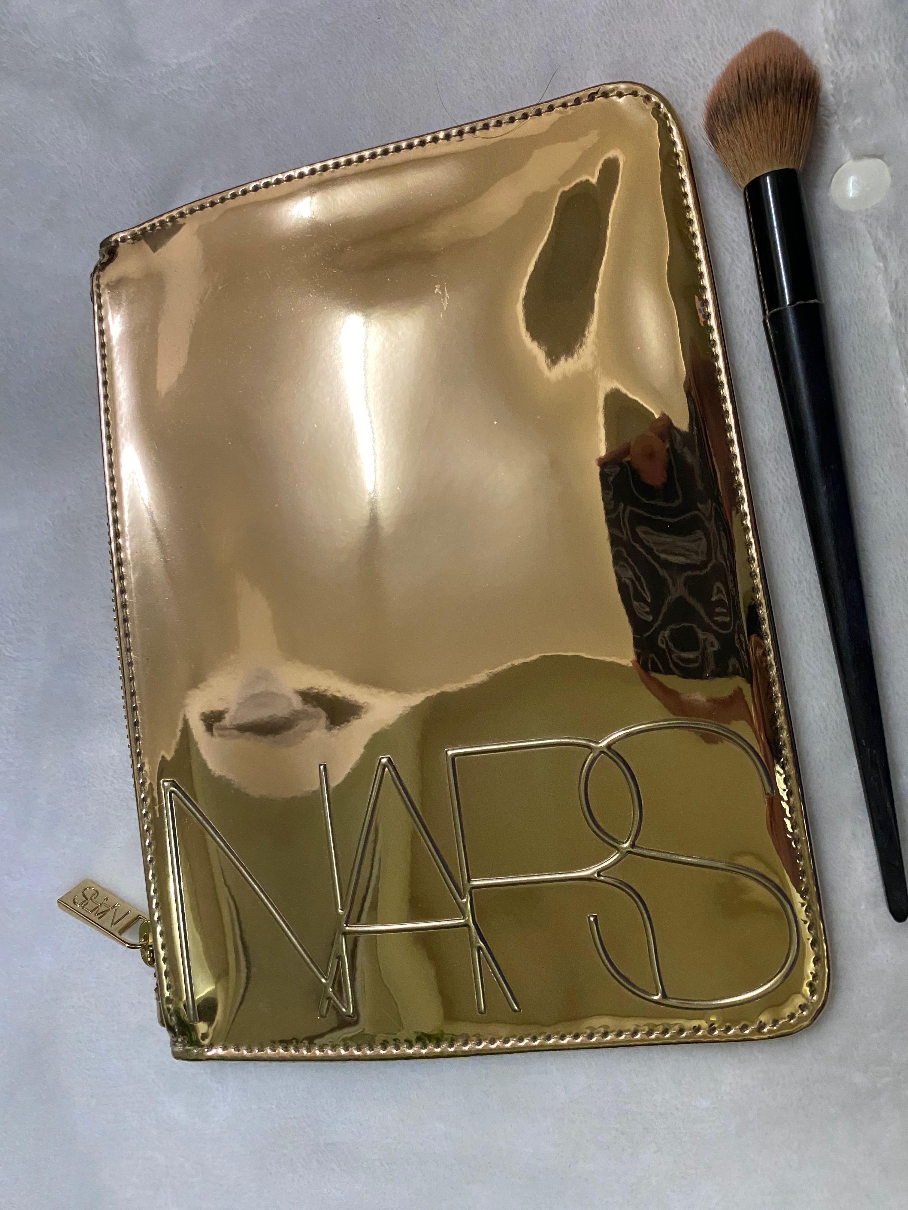 NARS Gold Make Up Bag 8x6 | Gold make up bag, Makeup bag, Nars