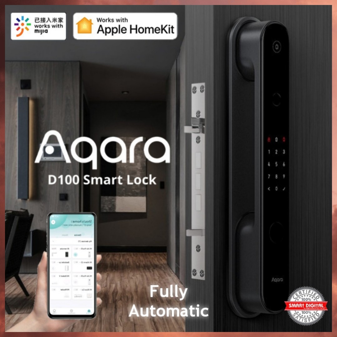 ⭐NEW⭐ Aqara D100 Fully Automatic Smart Digital Motise Door Lock (App
