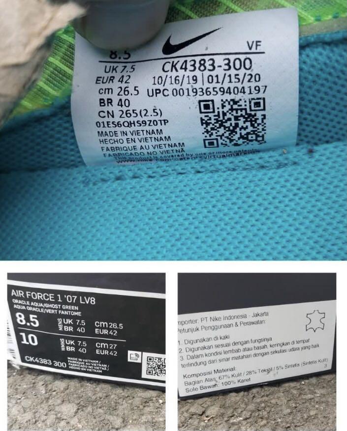 oracle aqua air force 1