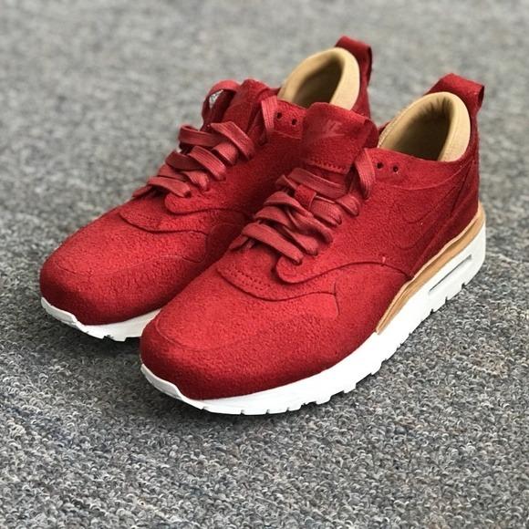 Nike Air Max 1 Royal Gym Red Nikelab UK9.5 US10.5 Men s Fashion Footwear Sneakers on Carousell