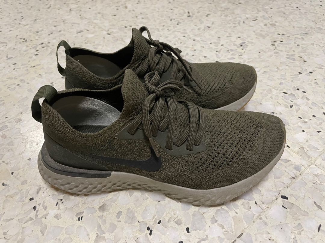 Epic react clearance flyknit olive