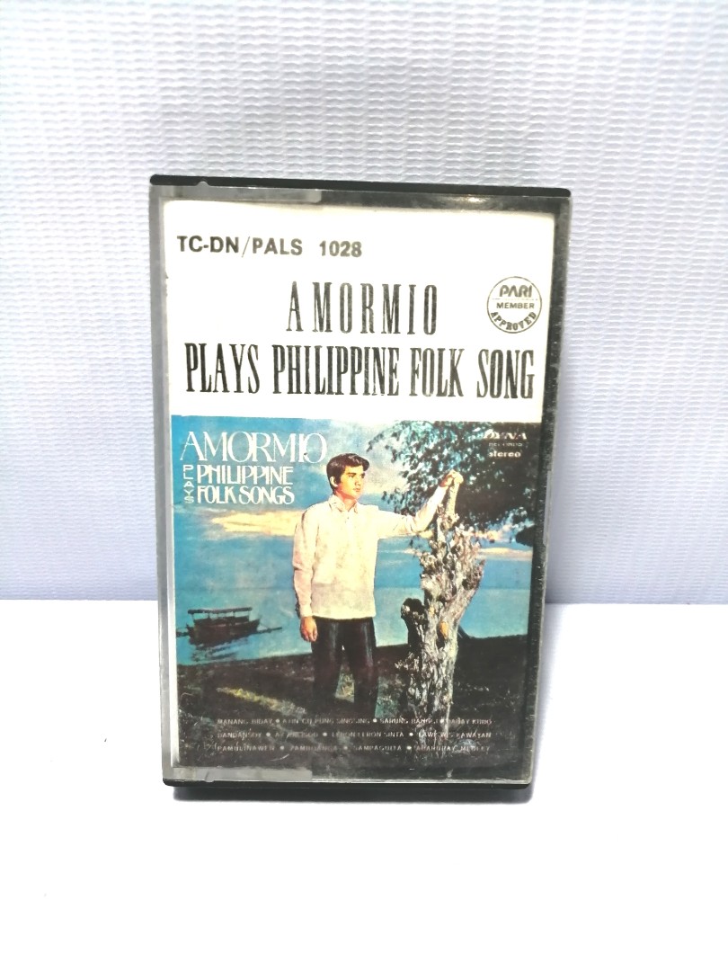 OPM Cassette Tape Album AMORMIO PLAYS PHILIPPINE FOLK SONGS Tagalog ...