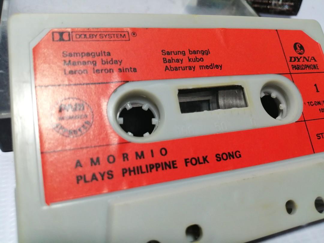 OPM Cassette Tape Album AMORMIO PLAYS PHILIPPINE FOLK SONGS Tagalog