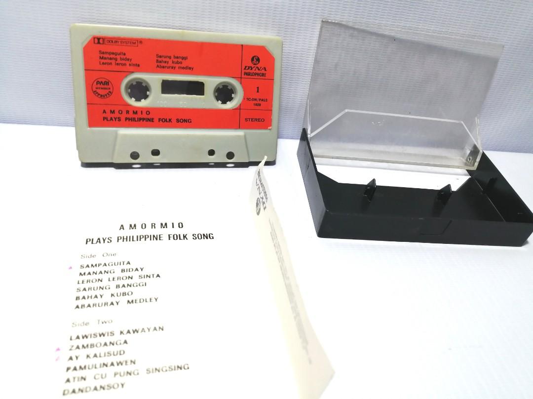 OPM Cassette Tape Album AMORMIO PLAYS PHILIPPINE FOLK SONGS Tagalog