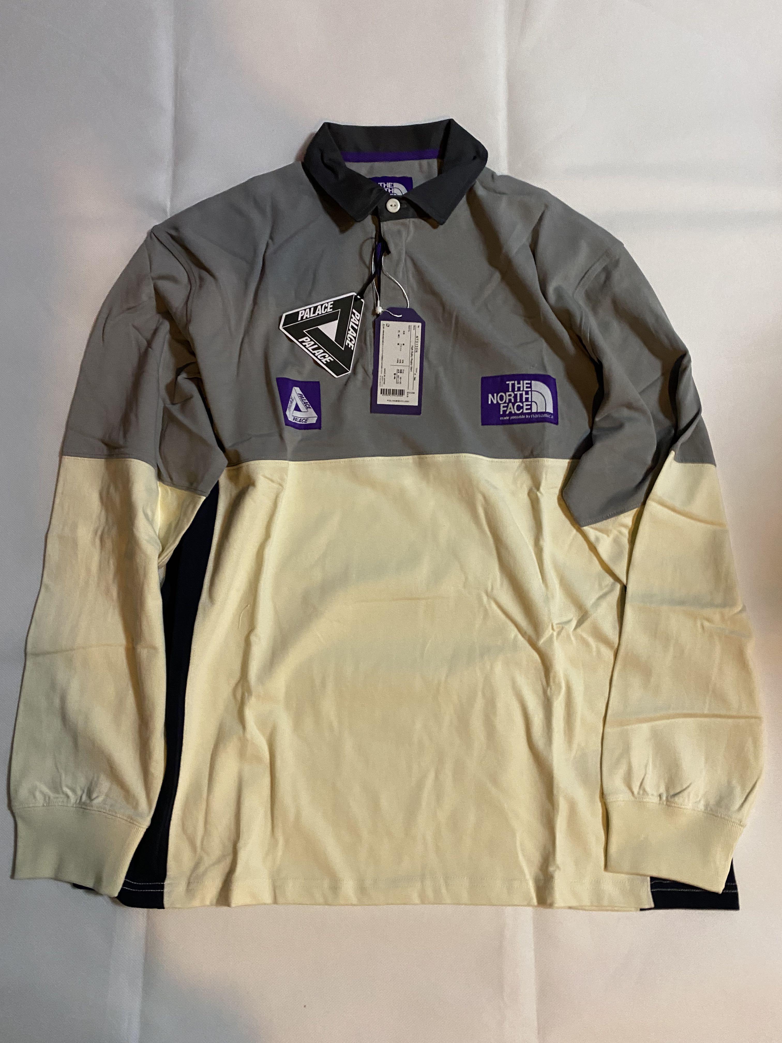 PALACE THE NORTH FACE PURPLE LABEL High Bulky Rugby Shirt, 男裝