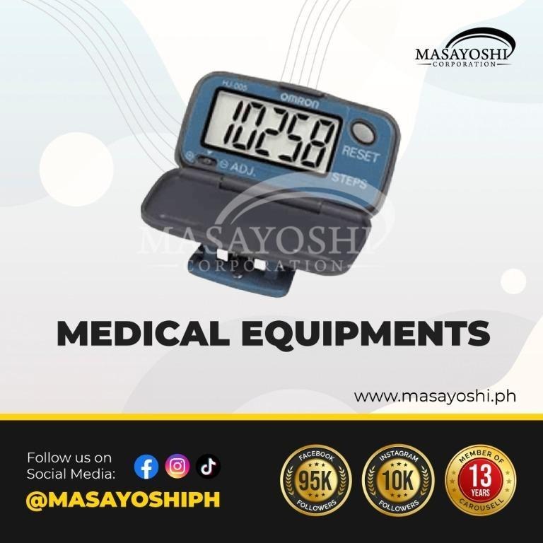 Pedometer, OMRON HJ005 Exercise / Strength Training Home Care Pedometer Physical Therapy