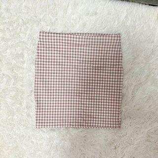 Pink Checkered Skirt