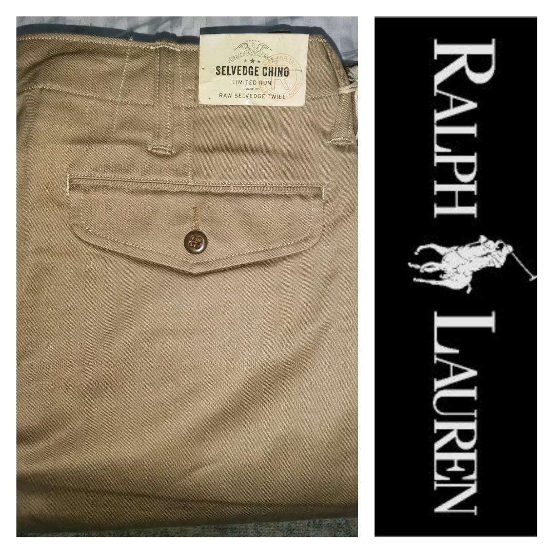Polo RL Selvedge Chino Pants Men s Fashion Bottoms Chinos on Carousell