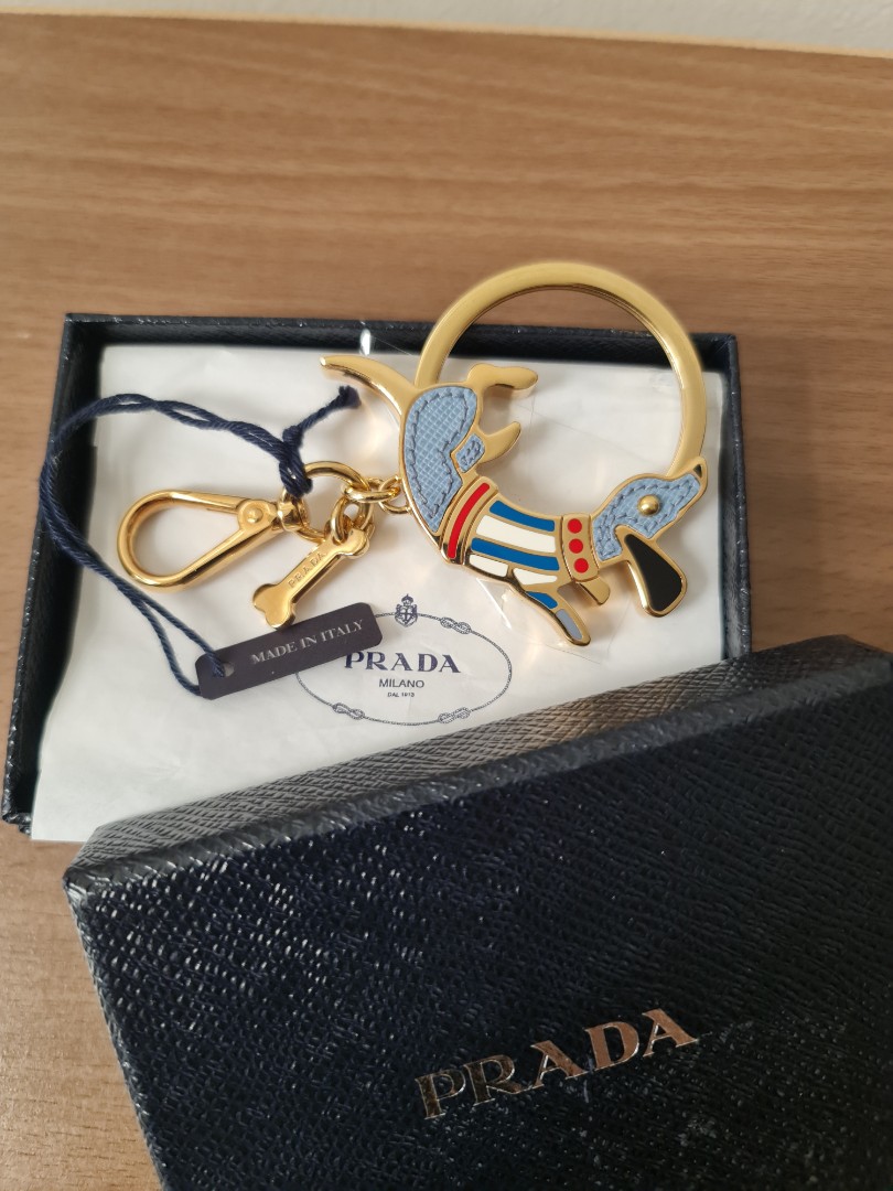 prada dog keychain