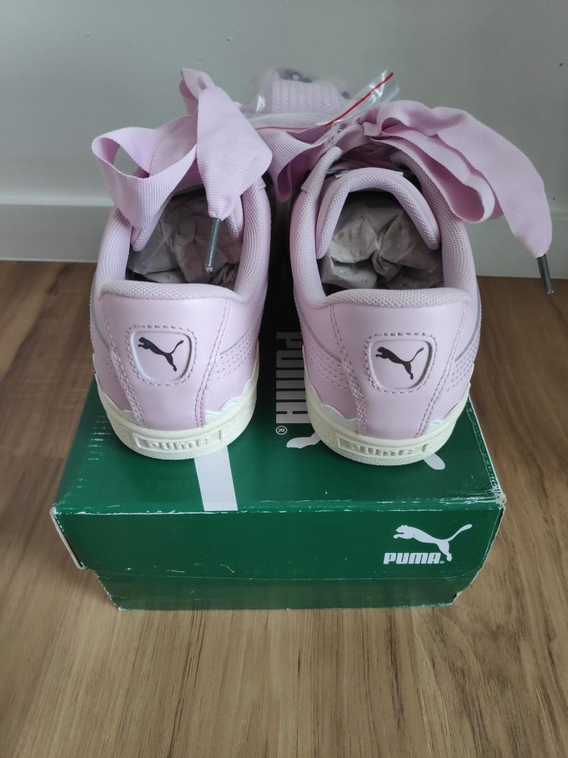 Puma basket heart womens 2025 purple