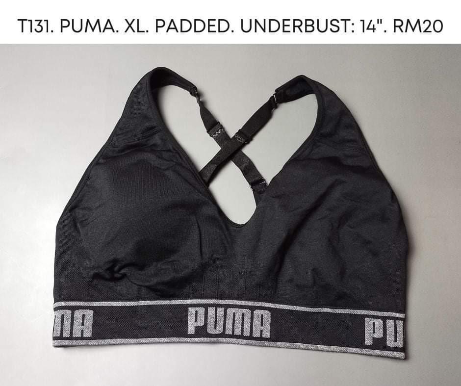 PUMA sport bra XL, Women's Fashion, Activewear on Carousell
