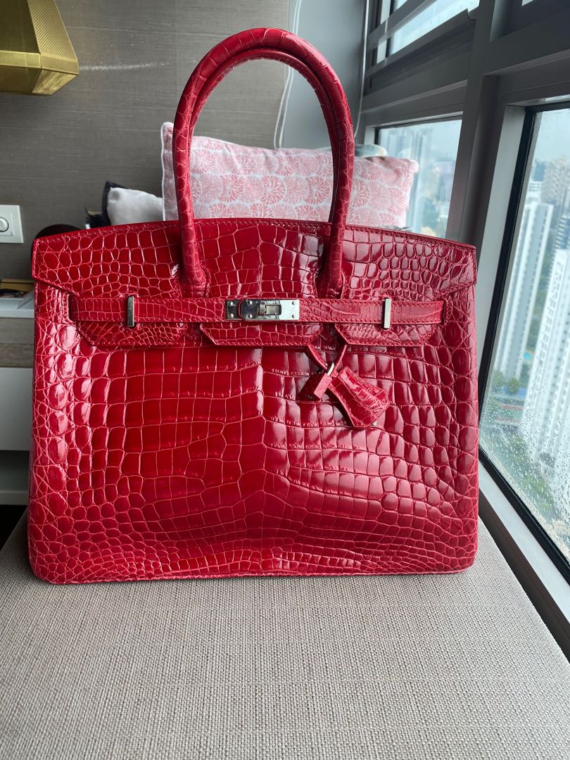 Kwanpen crocodile skin birkin bag, Luxury, Bags & Wallets on Carousell