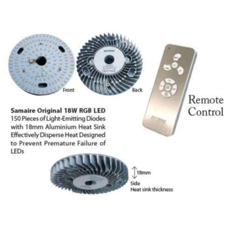 SAMAIRE 42" FANNITI SA433 18W RGB LED CEILING FAN WITH REMOTE CONTROL