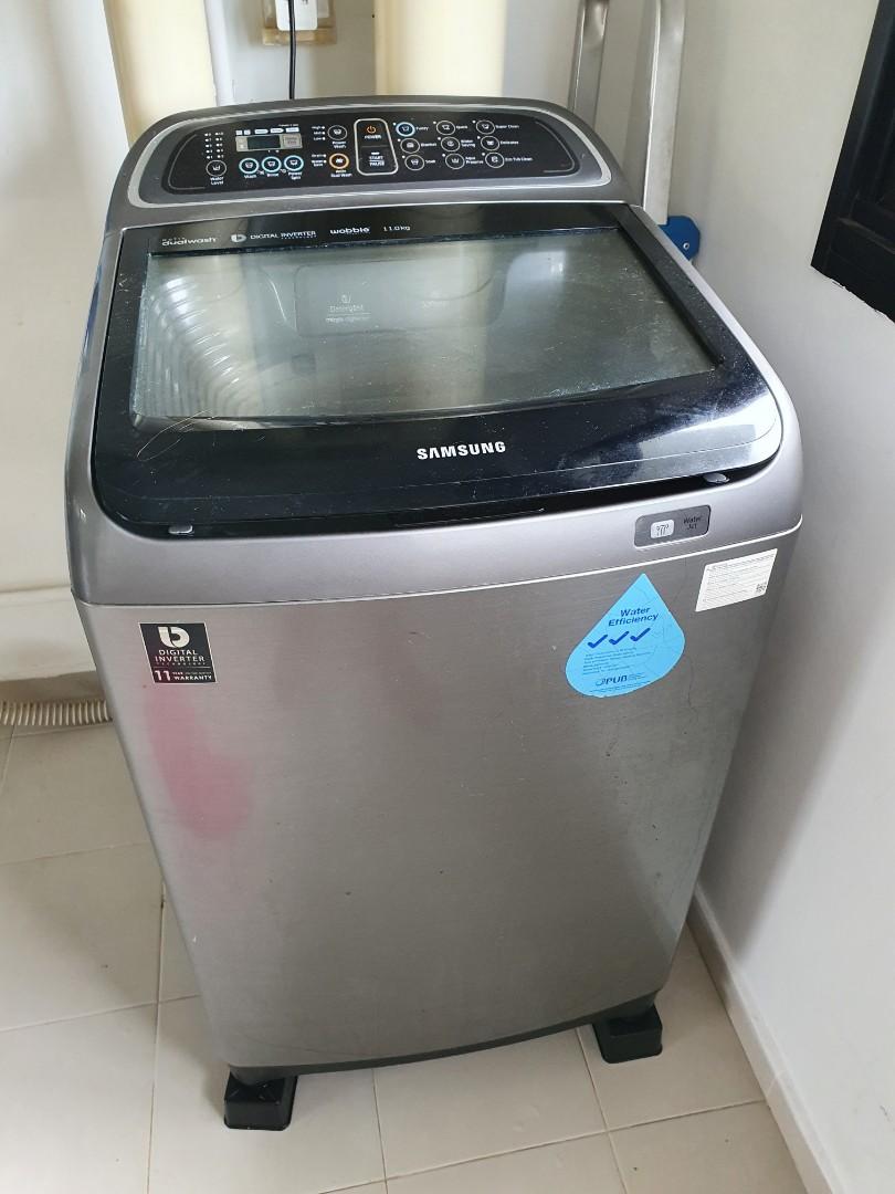 SAMSUNG 11kg DualWash Washing Machine, TV & Home Appliances, Washing Machines and Dryers on