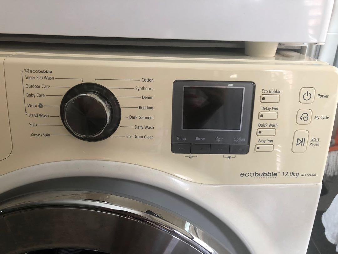 Samsung 12kg Multifunction Front Loader Washing Machine Eco Bubble VRT