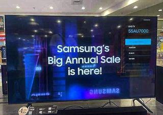 Samsung 55AU7000and 55AU8100 4K UHD SMART TV