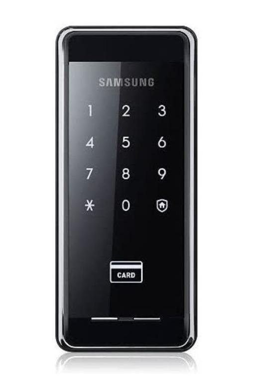 SAMSUNG Digital Smart Door Lock SHS-2920 (Category: Locks, Doors & Gates) located in Marikina City. Submitted by skowshop (Listing ID 1126311472, Image 1). Description: About this item: RF Auto Folding System (opening the door for one second) Random Security Code Feature One-touch security features Double the security with auto and double lock features Low battery warning signal & 9V battery back-up Keyless Digital Door Lock from Samsung with mod