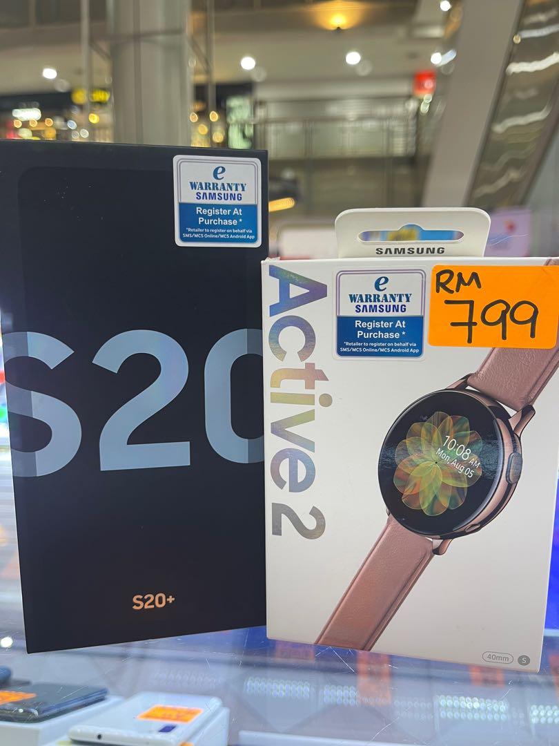 Samsung S20 Plus Free Samsung Watch Active 2