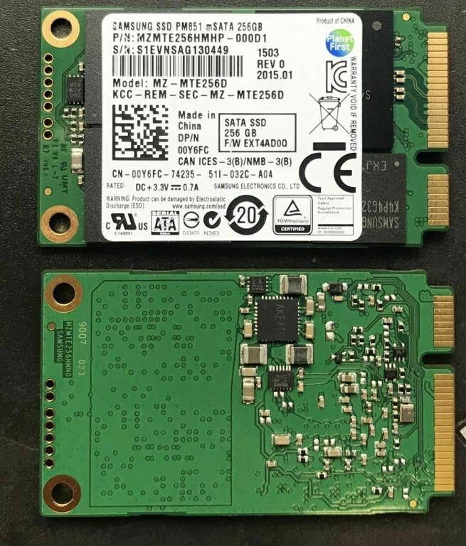 Samsung ssd pm851 msata 256gb shop