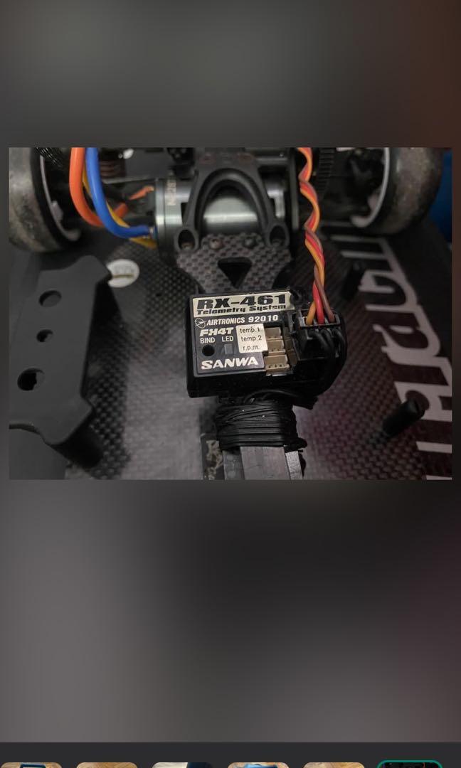 Sanwa MT4 Transmitter with Receiver 1/10 RC Drift (Tags, Yokomo, HPI