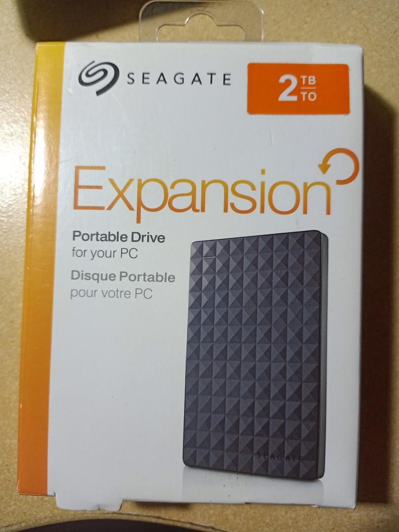 Seagate 2TB Hard Disk (Category: Hard Disks & Thumbdrives) located in Pasig City. Submitted by teccanina (Listing ID 1126223380, Image 1). Description: Seagate 2TB Expansion USB 3.0 Hard Disk Hard Drive,Portable External HDD Harddisk 2.5 - slightly used - with box and free pouch - no issues and scratches.