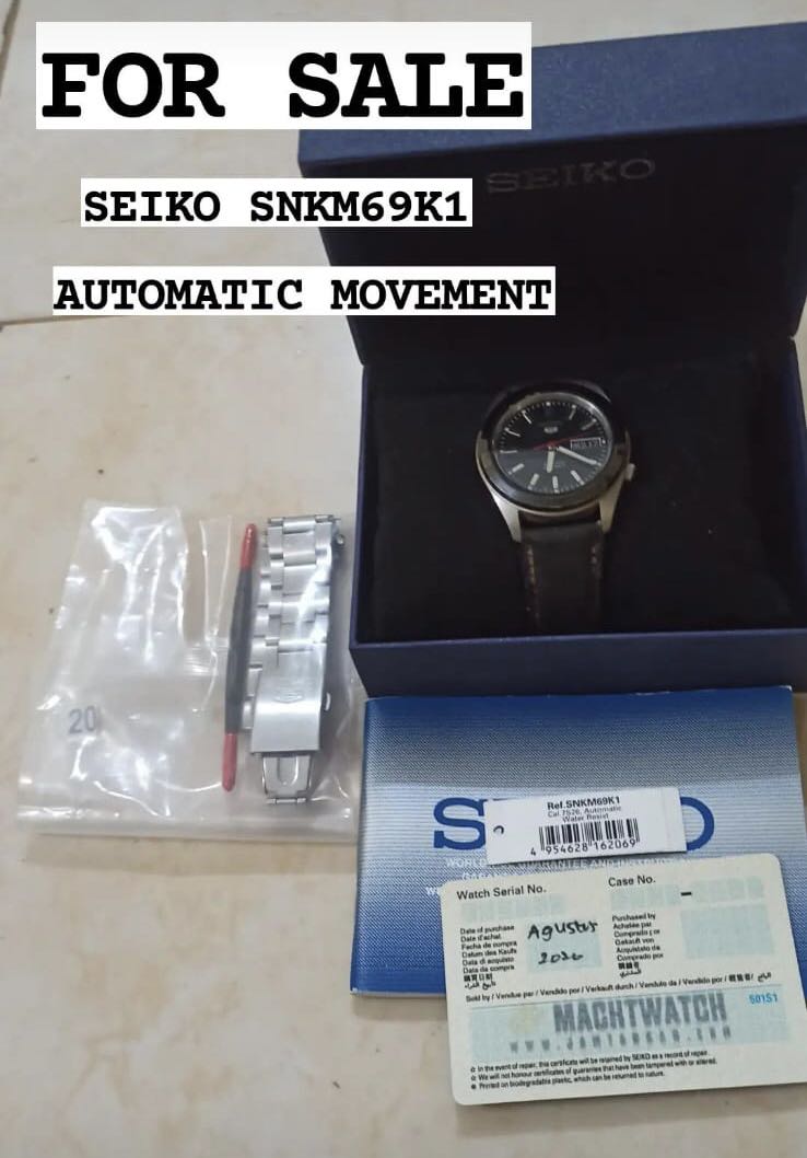 Seiko sales 5 snkm69k1