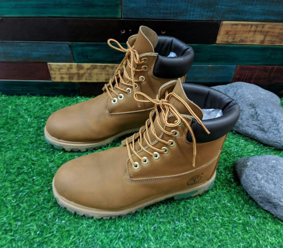 Sepatu Timberland 8,5M 49088 6 Inch Boot Wheat Nubuck size 42,5, Fesyen  Pria, Sepatu , Sepatu Boot di Carousell