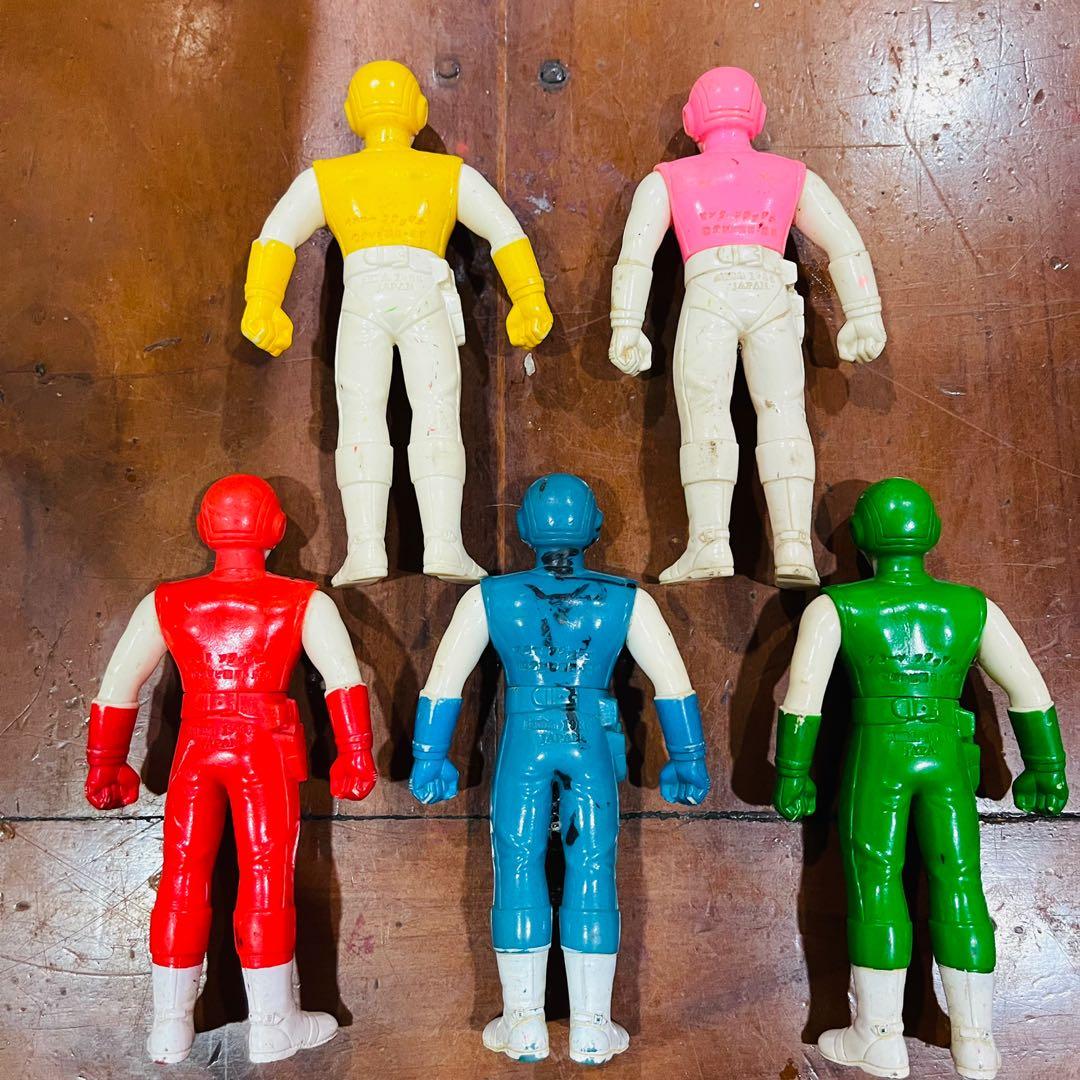Sofubi flashman (Category: Toys & Games) located in Rembau. Submitted by asagagaleri (Listing ID 1126237917, Image 2). Description: Sofubi flashman Made in japan 5 inci Kondisi seperti dilihat Complete 5 warna Power rangers Flashman Mmpr .
