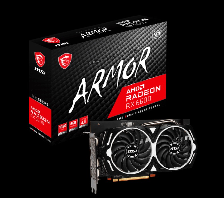 [STANDALONE] [READY STOCK] [LOCAL WARRANTY] MSI Radeon RX 6600 ARMOR 8G ...