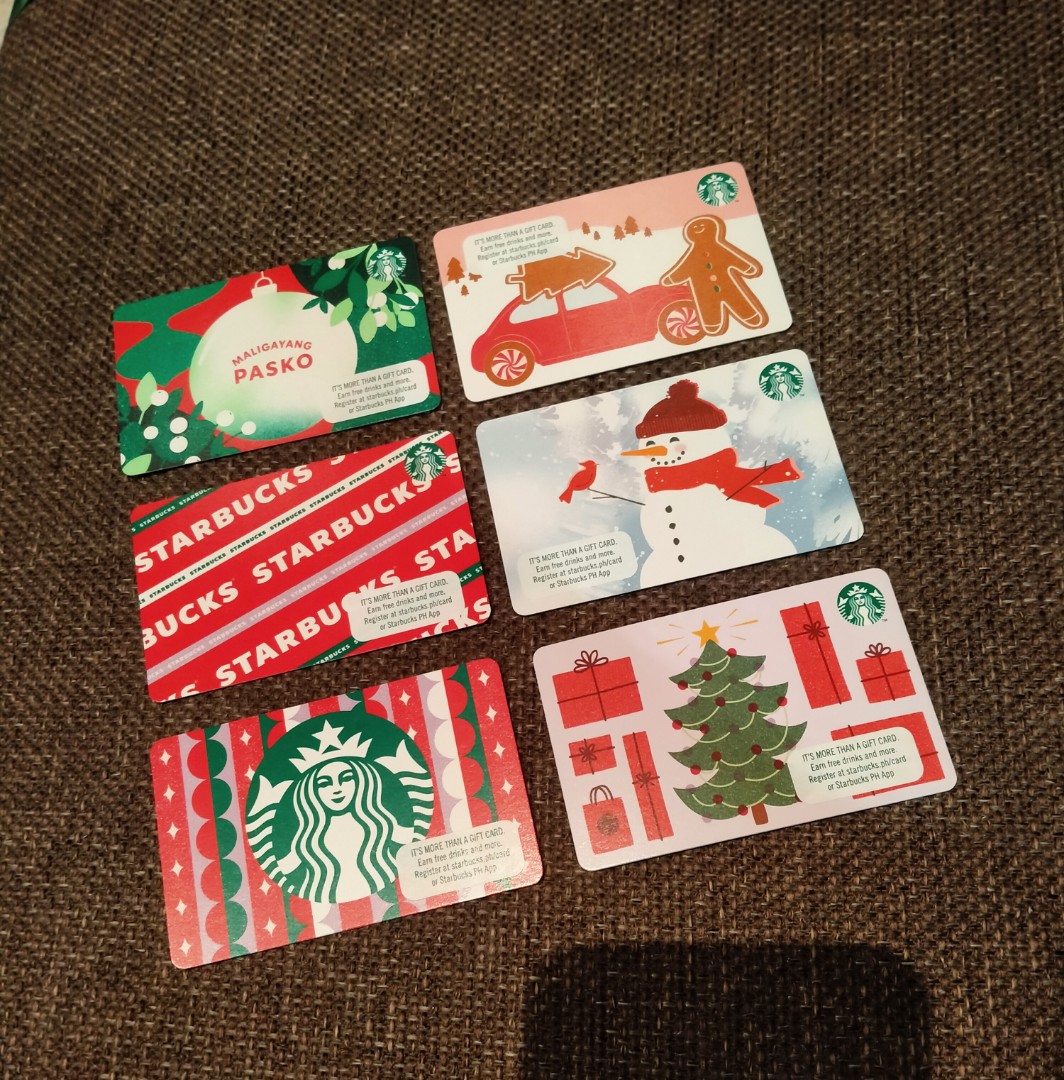 Starbucks Christmas Cards, Tickets & Vouchers, Store Credits on Carousell