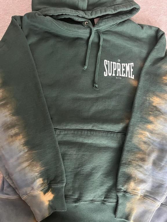 Supreme bleached hoodie top