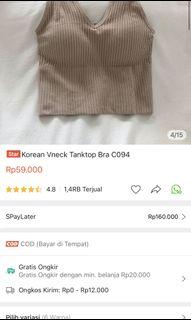 Tanktop include cup bra