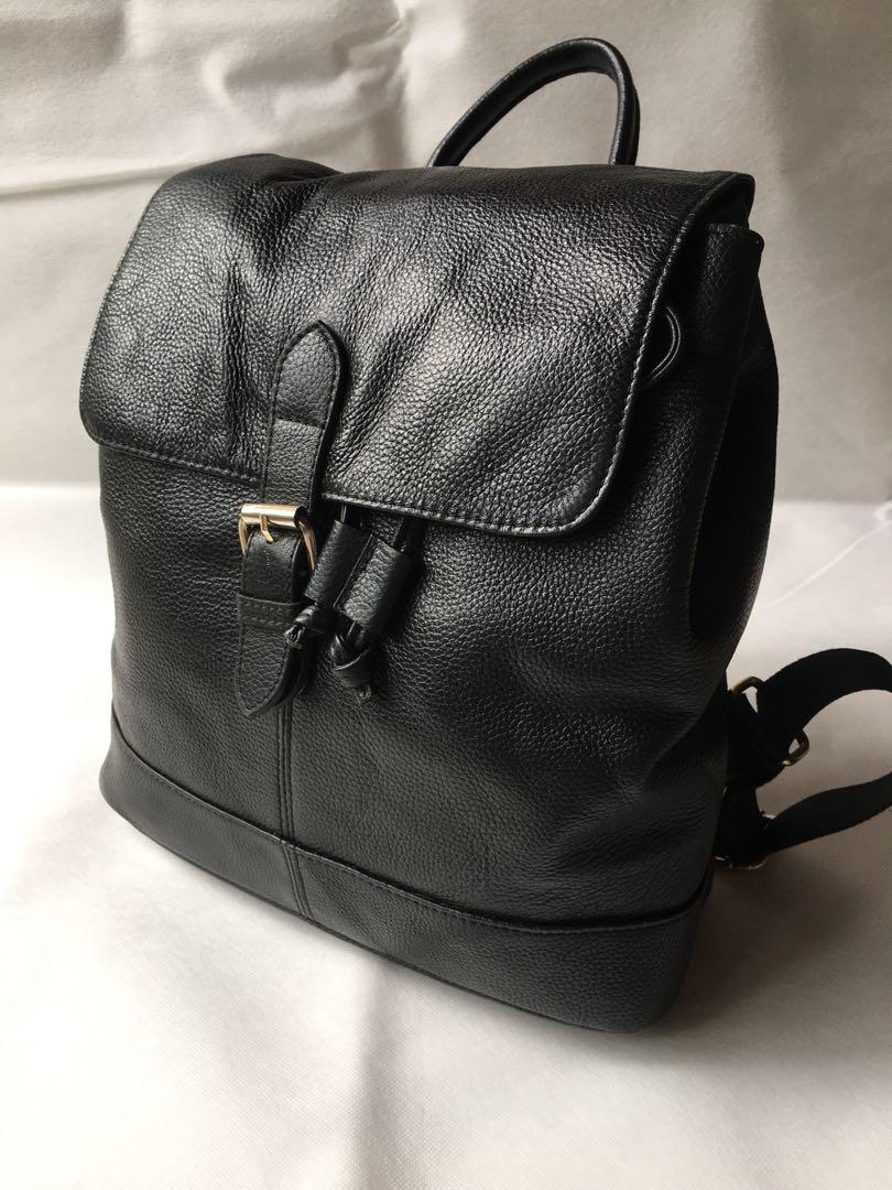 Tas kulit discount backpack wanita