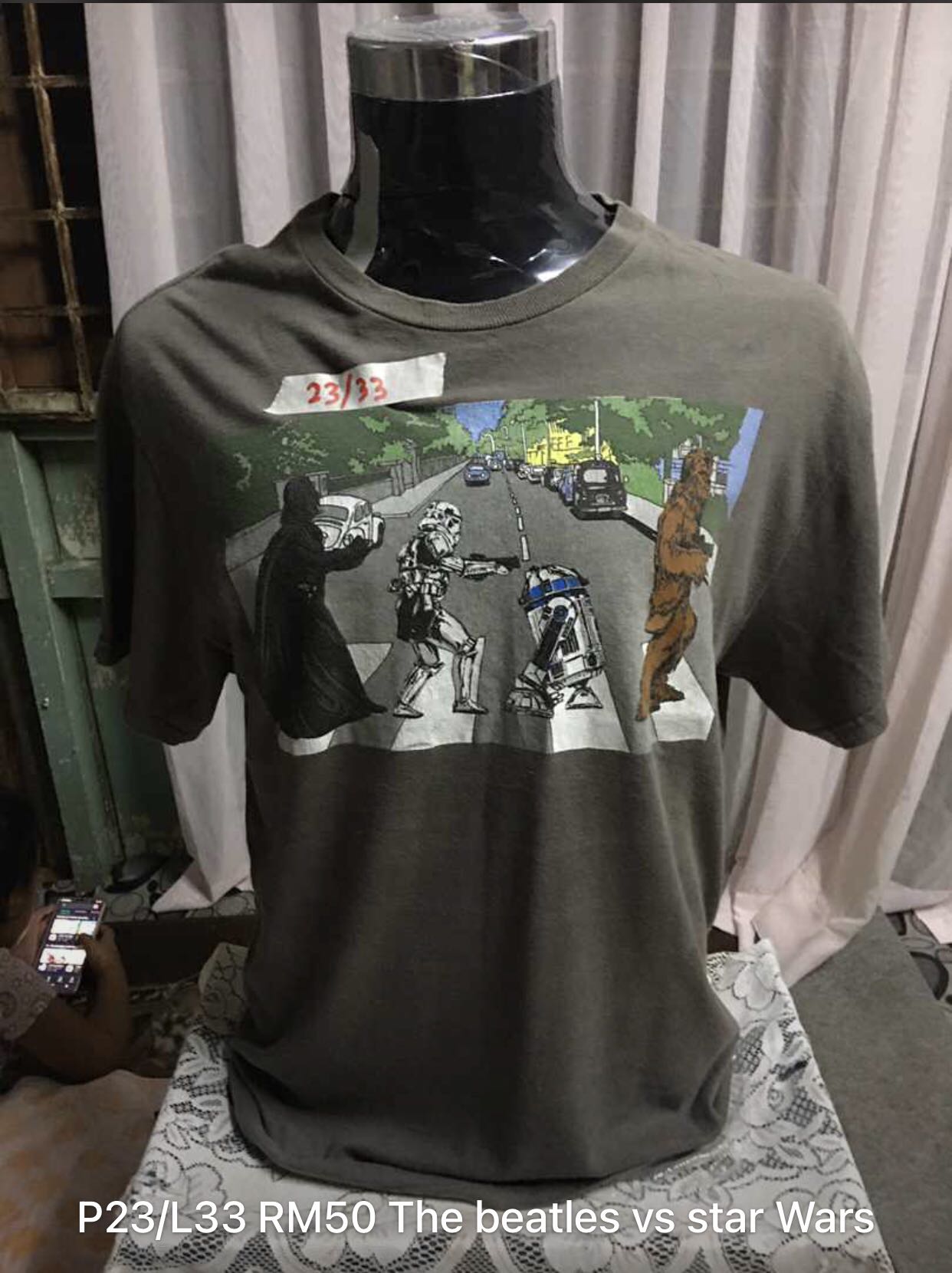 The beatles vs star wars Men s Fashion Tops Sets Tshirts
