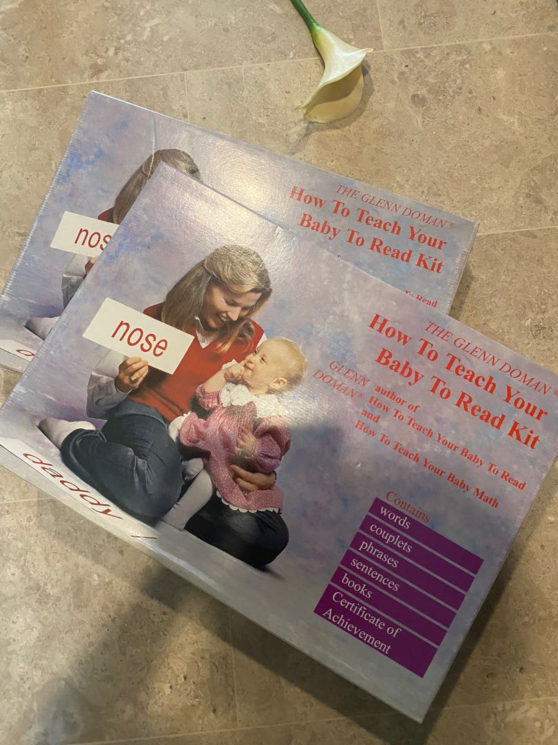 The Glenn Doman Teach Your Baby To Read, Hobbies & Toys, Books