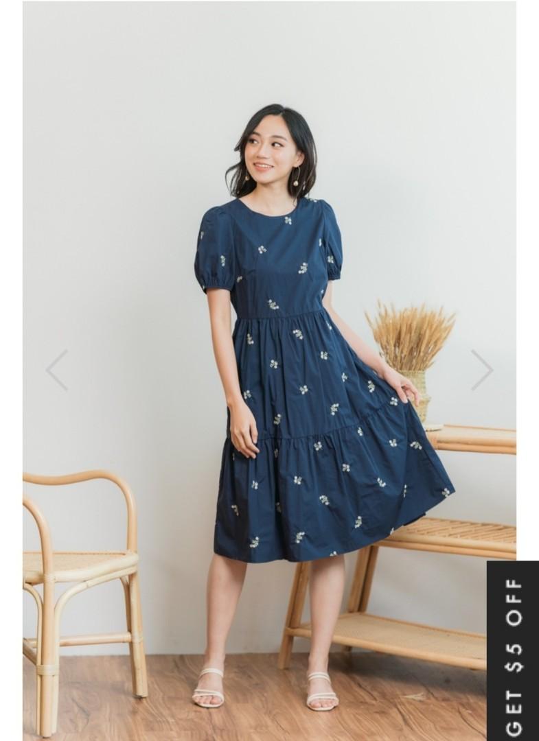 Bernice polka dot wrap dress sales