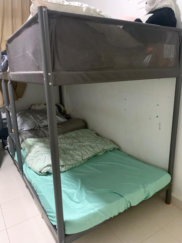 TUFFING IKEA Bunk Bed Frame, Furniture & Home Living, Furniture, Bed Frames & Mattresses on